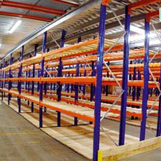 Mezzanines industrielles de stockage