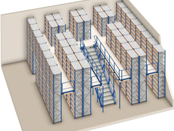 Mezzanines passerelles - densifier le rangement