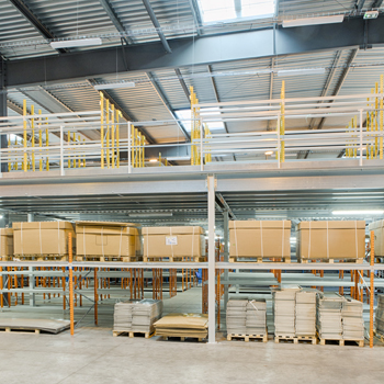 Mezzanine industrielle - plus de surfaces de stockage