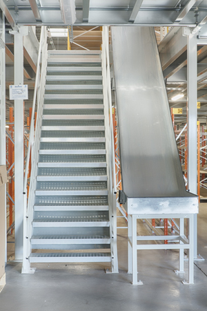 Equiper les mezzanines industrielles