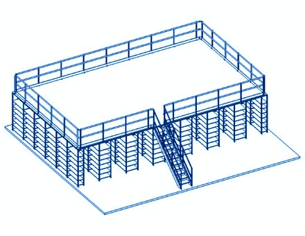 Mezzanines & Plateformes  Stockage Industriel