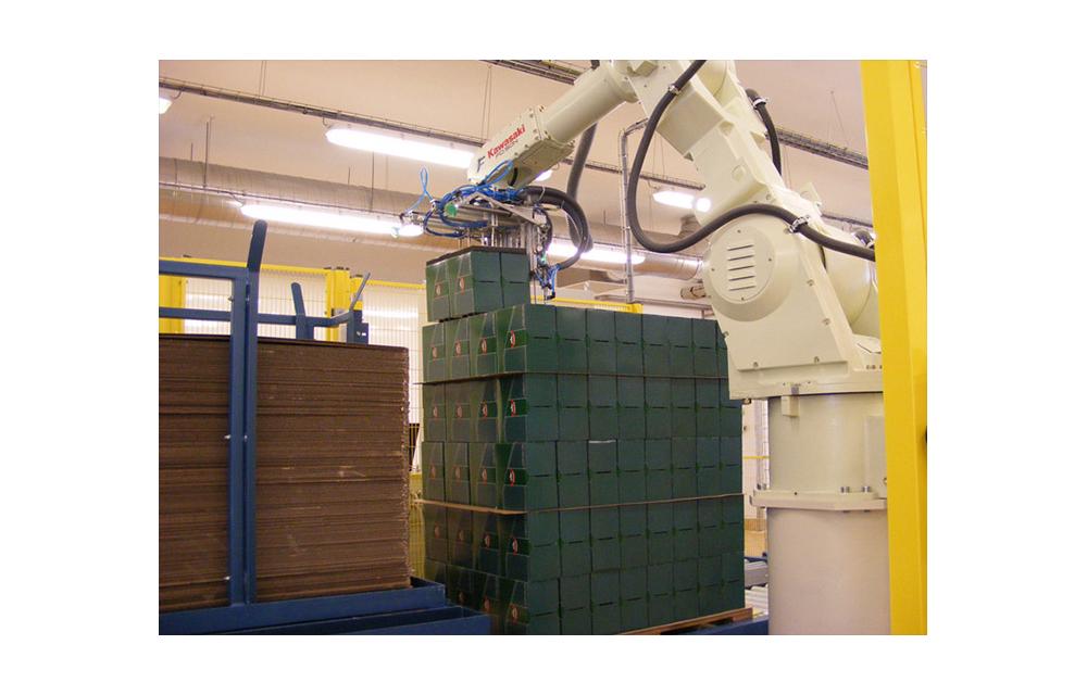 Palettisation de cartons
