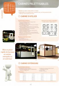 Cabines palettisables - SPADE Equipements