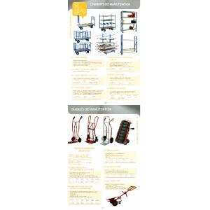 Diables et chariots de manutention vendus par SPADE Equipements