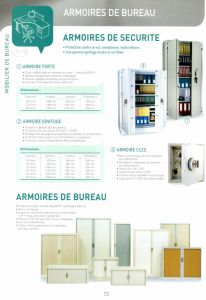 Armoires de scurit pour bureau