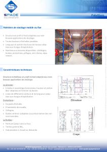 Fabricant de Palettiers - Entreposage et Manutention