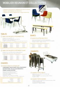 Tables d'emballage -Fiche produit