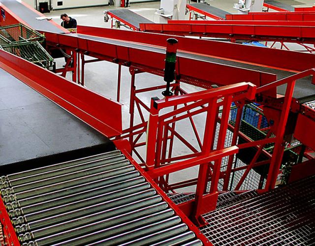 Convoyeur  bandes modulaire