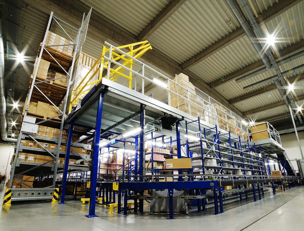 Mezzanines et plateformes de travail